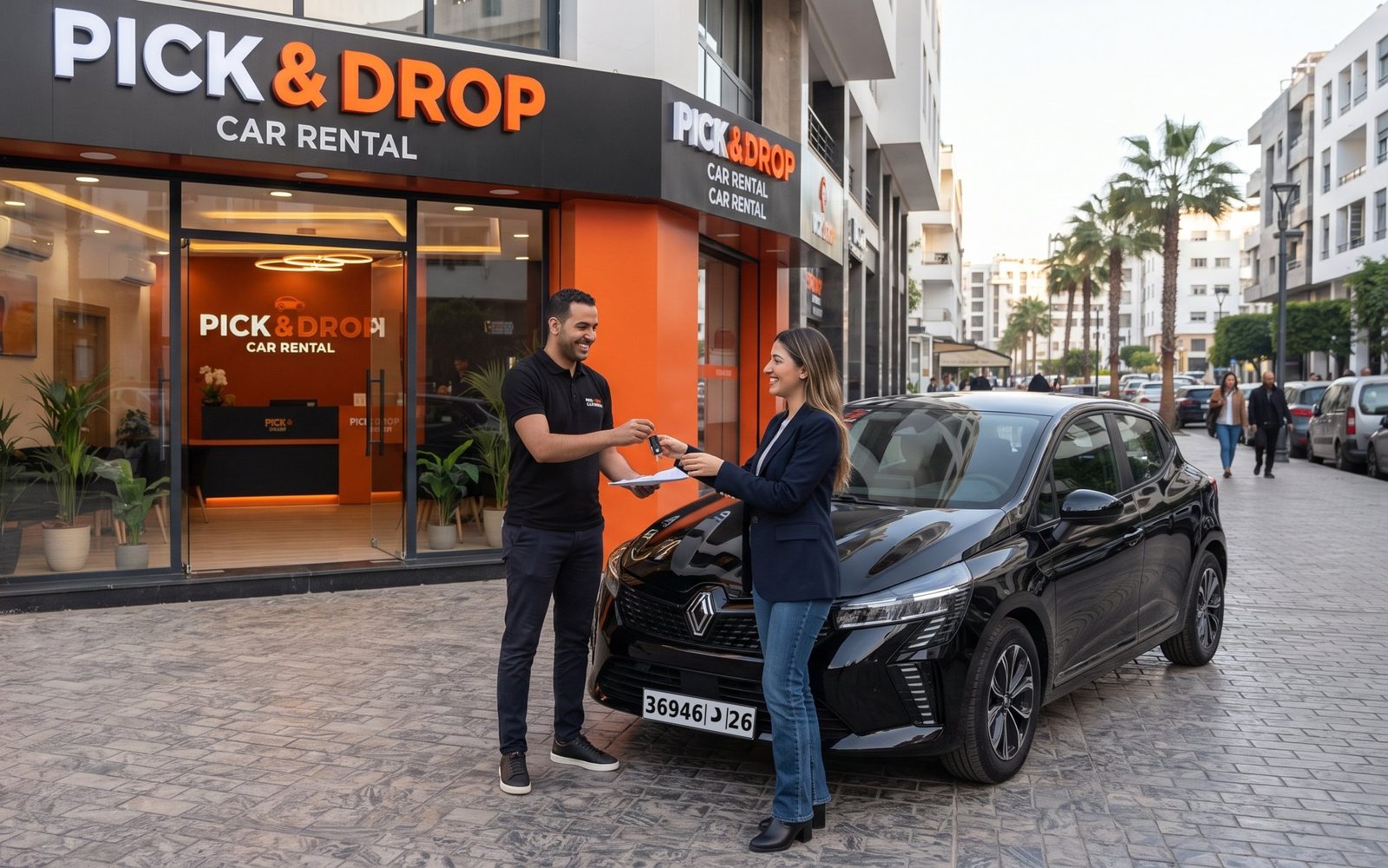 Agence PICK & DROP Car Rental à Guéliz, Marrakech